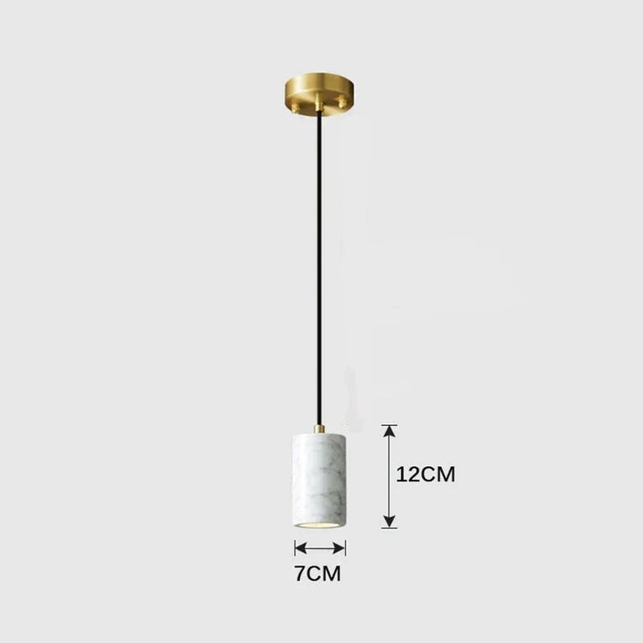 Skanto | Minimalistisk Marmor LED Pendellampe