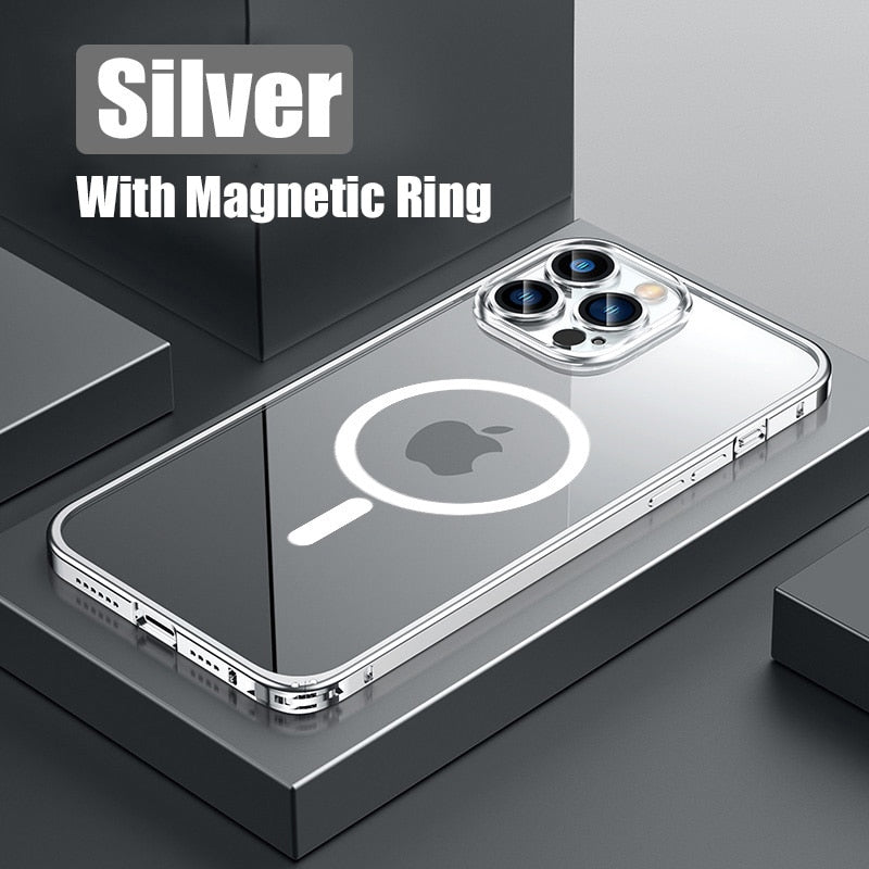 Skanto | Metall Bumper Aluminium Magnetisk Telefon Etui