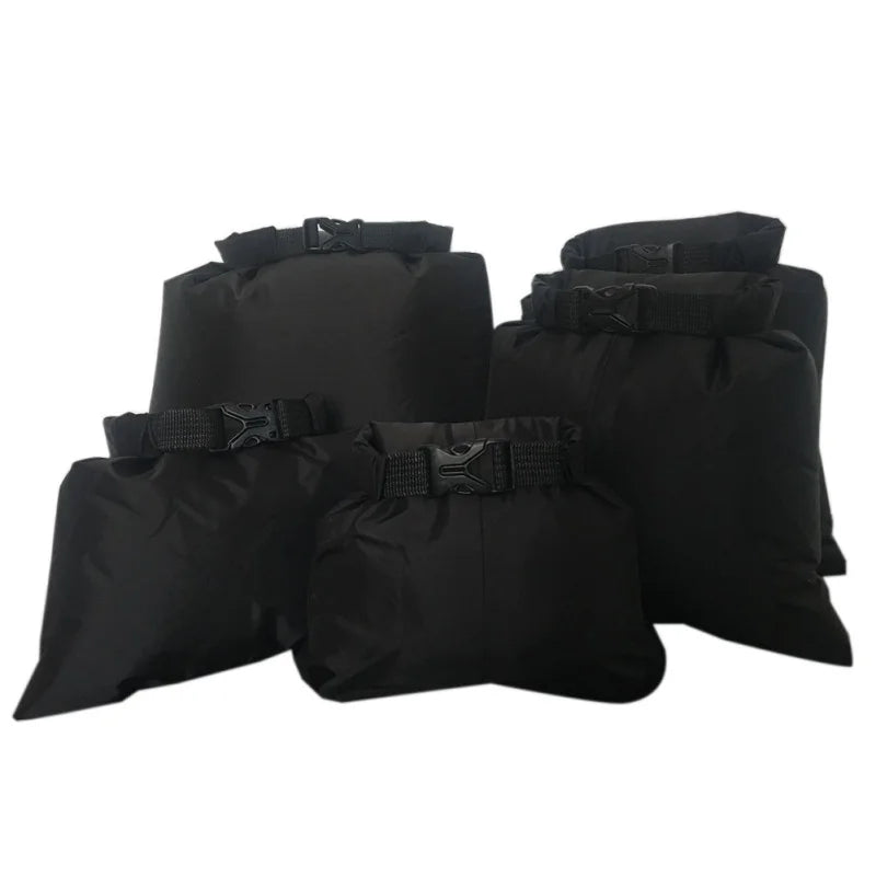 Skanto | Sealon Dry Bag Set | Vanntett og sandbestandig 5-delt sett for reise og utendørs eventyr