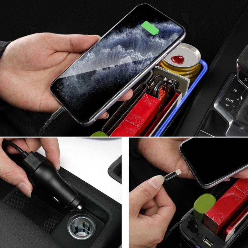 Skanto | USB-lading LED bilsete gap organiser