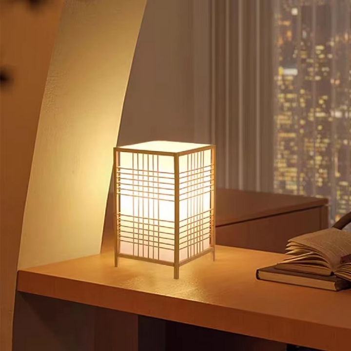 Skanto | Zen-Inspirert Bambus Bordlampe for Soverom og Stue