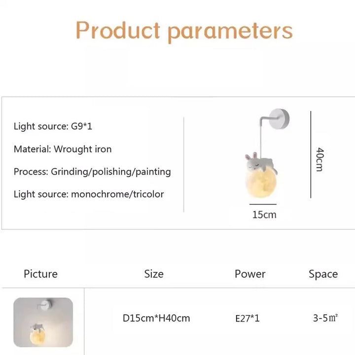 MoonGlow Light - Stilfulle LED Vegglampe for Rom Skanto