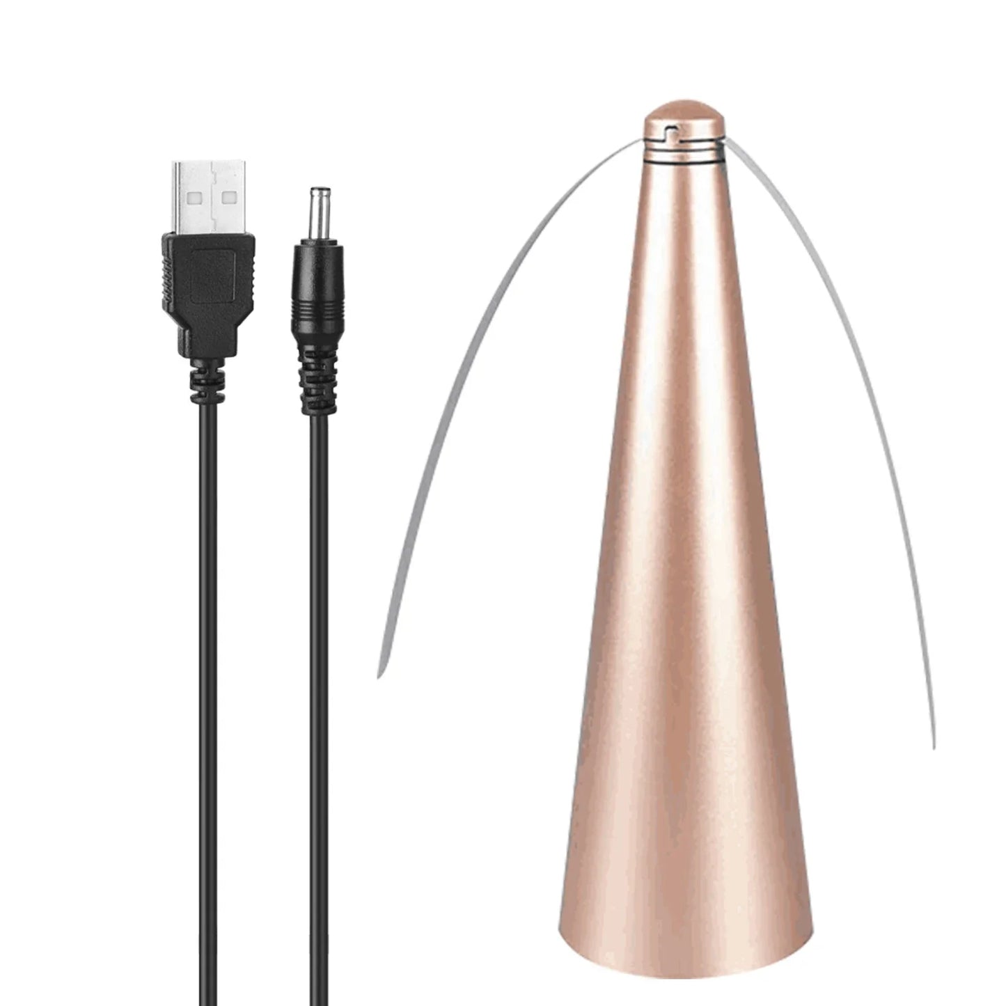 Norvo | AeroLumen Naturguard Insektavvisende Bordvifte | 360° Roterende Insektforsvar Vifte | Stille & Sikker | For Utendørs, Camping, Piknik