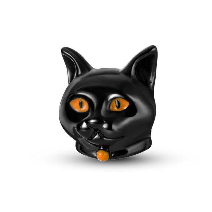 Skanto | 925 Sølv Gylden Leopard Charms Perler Fargerik Kameleon Nesehorn Løve Skarabé Katt Anheng Kompatibel med Original Pandora Armbånd Smykker
