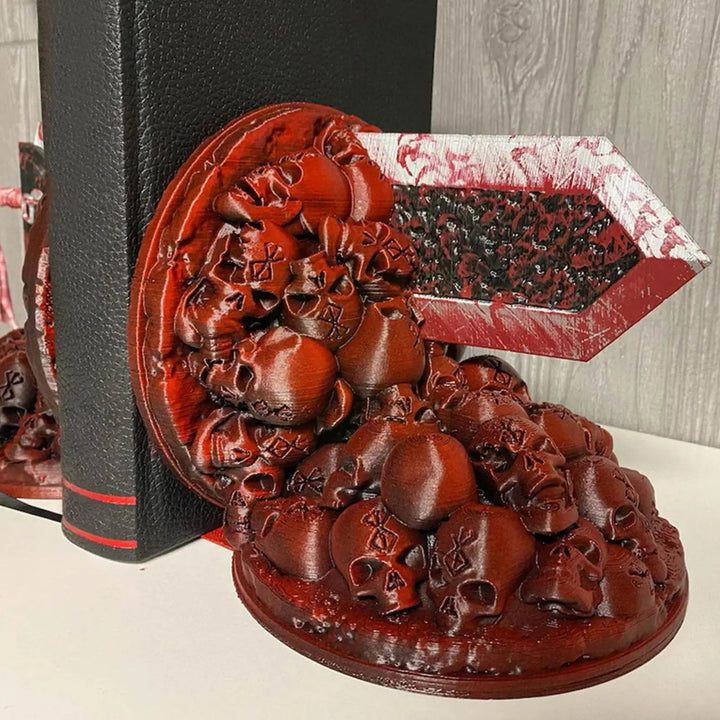 Skanto | Berserk Bokstøtter Furious Bokstøtter Dragejeger Harpiks Håndverk Studie Kunst Dekorativ Ornament Hjem Skrivebord Bokhylle T4z7