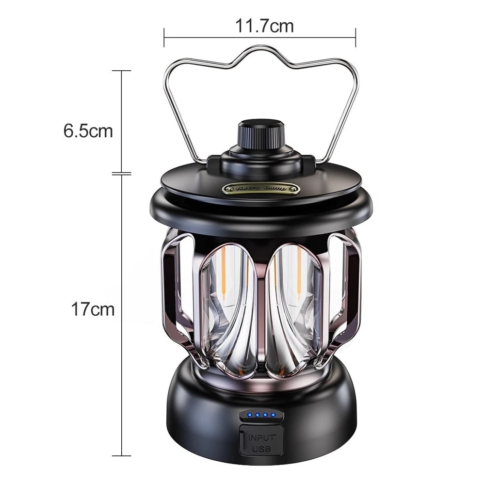 Retro Power Bank Camping LED Lampe | Skanto