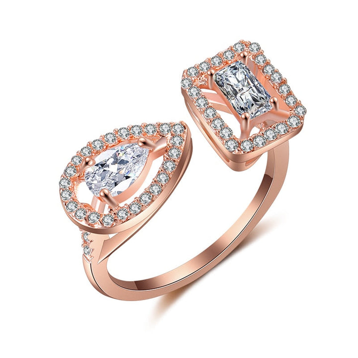 Skanto | Vanndrop Zircon Chic Justerbar Ring