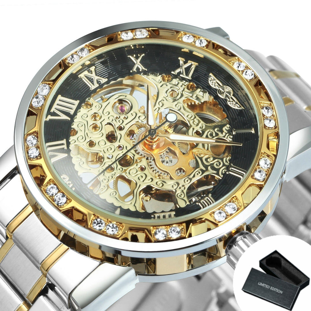 Skanto | Luminescent Mekanisk Titan Skeleton Klokke