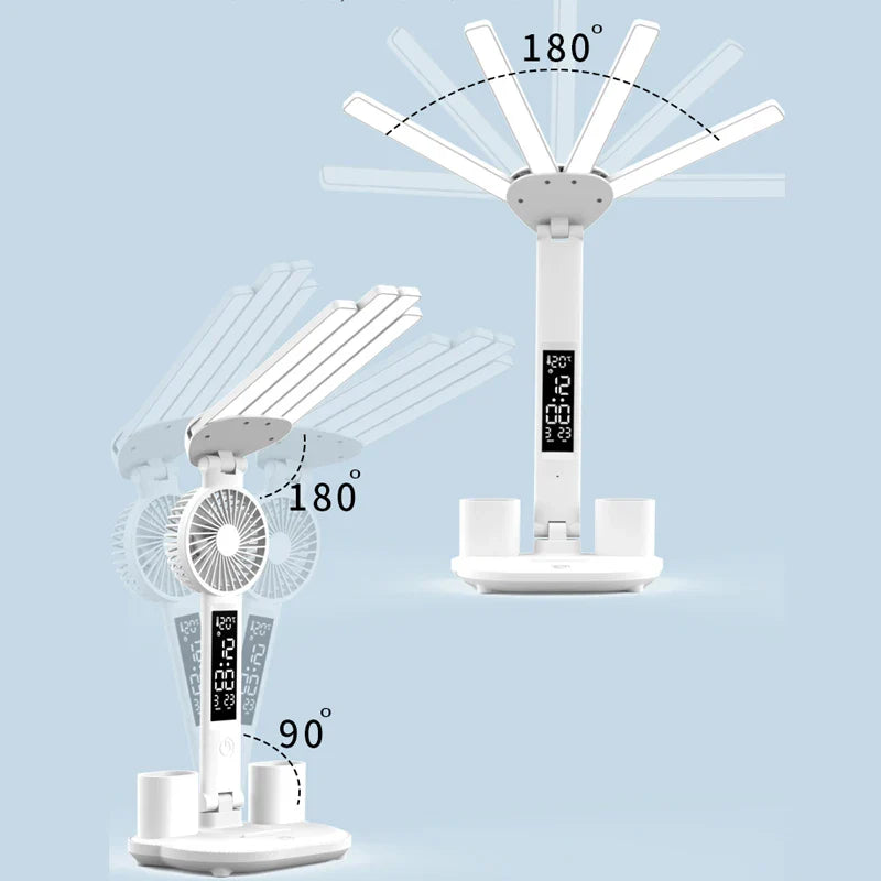 Skanto | Multifunksjonell 3 i 1 Skrivebord LED Lampe