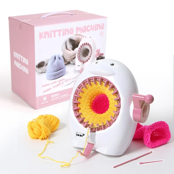 Skanto | Strickolino Strikkemaskin | 22 Nålene | Automatisk Sirkulær Strikkesett for Nybegynnere & Voksne | Rask Strikker med Tilbehør