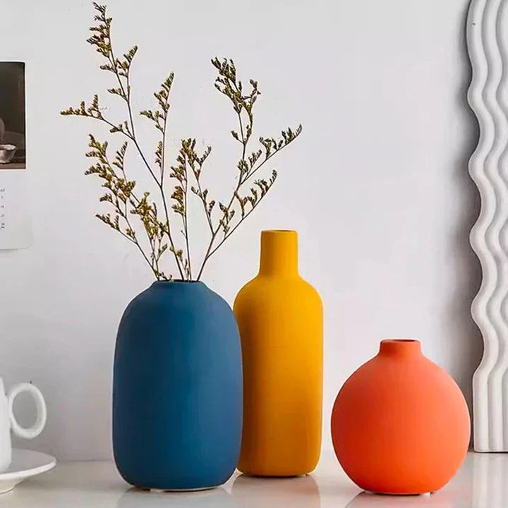 Nordisk keramikk vase Skanto