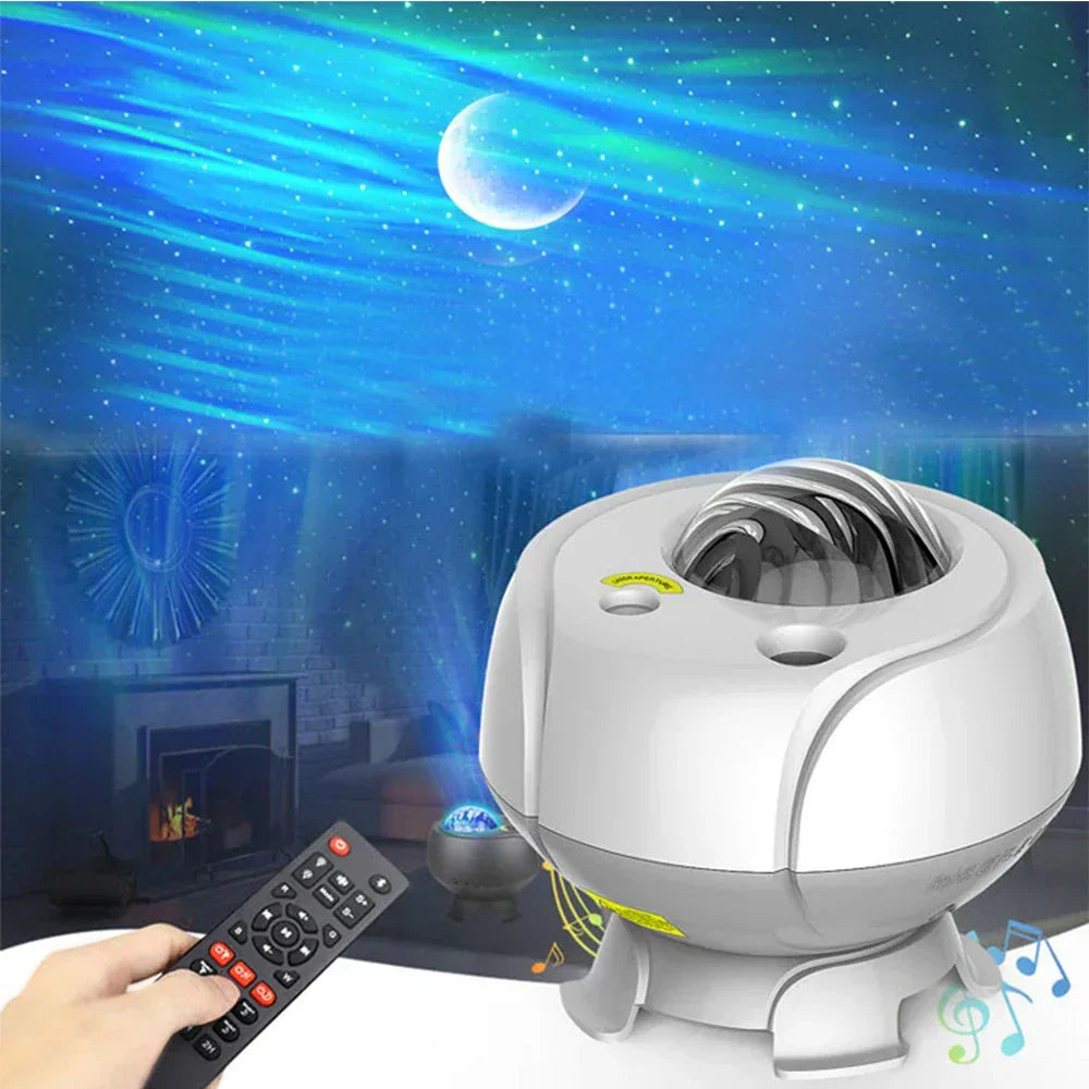 Starfield Galaxy Høyttaler Lysprojektor | Skanto