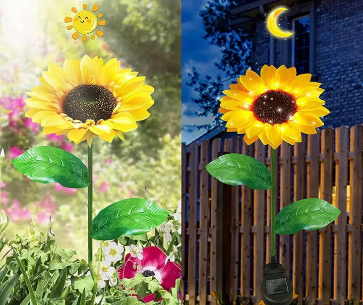 SolarBloom – Realistisk Solsikke Hage Lampe for Utendørs Skanto