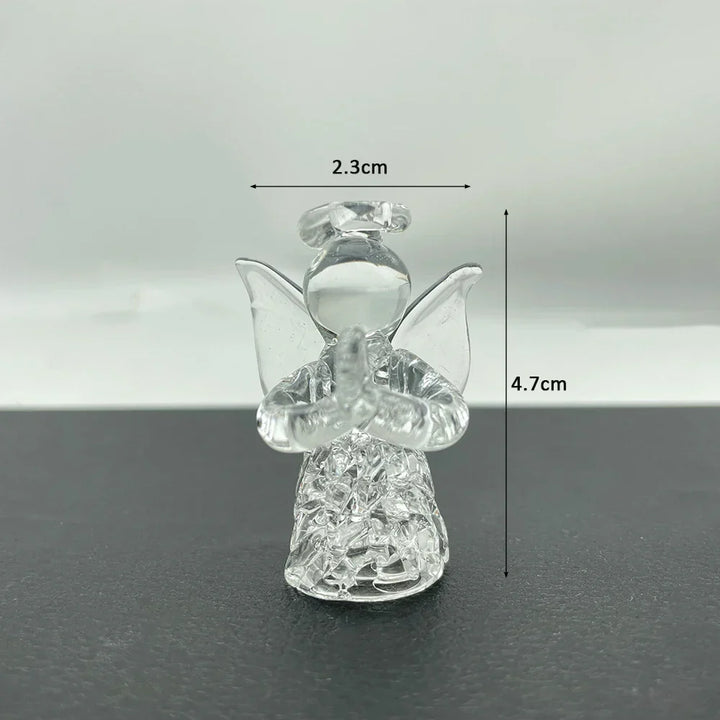Skanto Angel Hjem Decor Husholdningsglass ornamenter Krystall Høy Transparent Kjærlig Romdekorasjon Tilbehør Engros