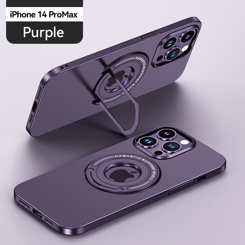 Skanto | MagSafe-kompatibel magnetisk Ring-telefondeksel-stativ