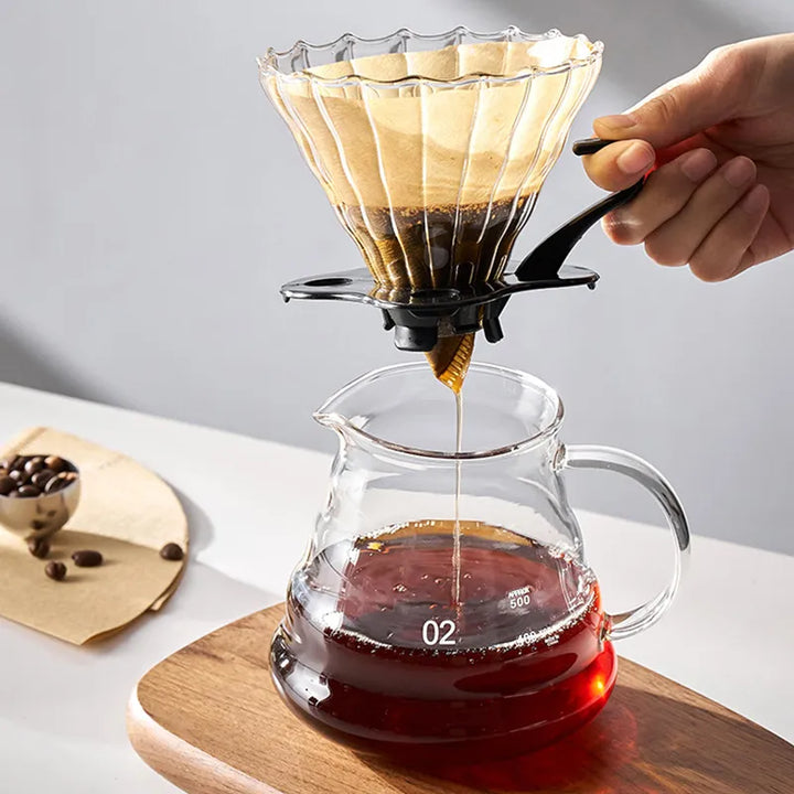 Skanto | GIANXI Hånd Punch Kanne med Lokk Drypp Svanenakke Tut Kaffe Vannkoker Lang Åpning Kaffe Maskin Kaffe Tilbehør