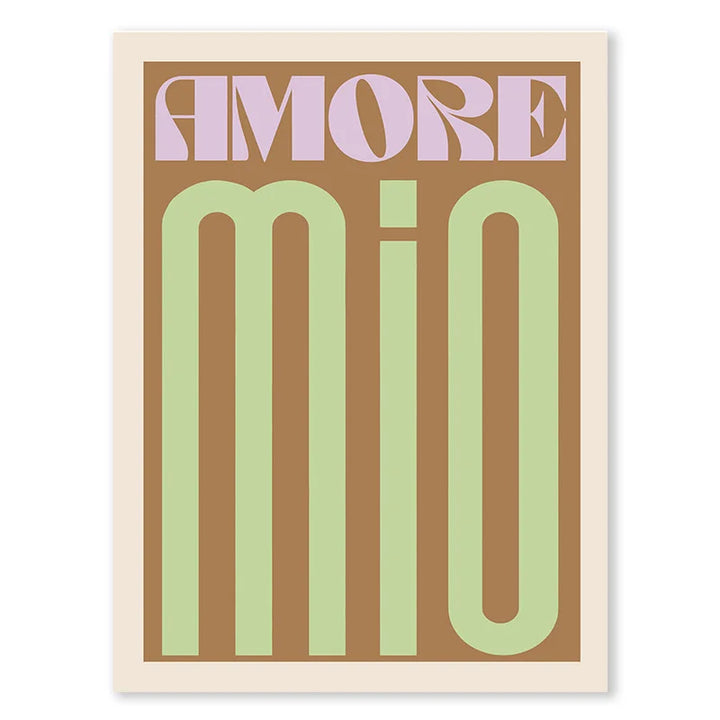 Pink Retro Love Quote Wall Art Fine Art Canvas Prints Typographic Pictures For Bedroom Living Room Hotel Room Modern Apartment Wall Art Decor | Skanto