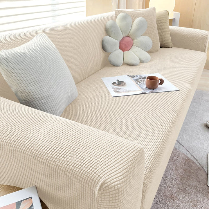 Skanto | FlexiCover Elastisk Sofatrekk – Beskyttelsestrekk for Hjørnesofaer og Standard Sofaer