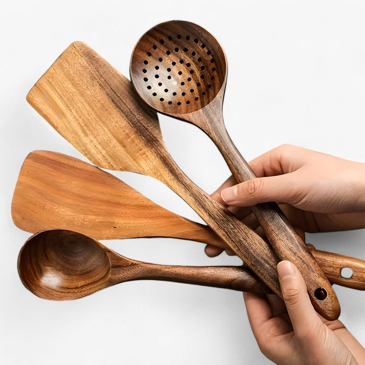 EcoWood Trebestikk Set med 11 Deler Skanto