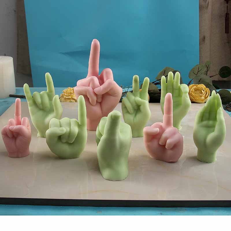 Skanto | Midt Finger Håndgester Kunstnerisk Lys DIY Former