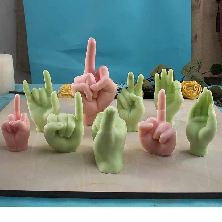 Skanto | Midt Finger Håndgester Kunstnerisk Lys DIY Former