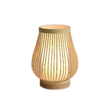Skanto | Zen-Inspirert Bambus Bordlampe for Soverom og Stue