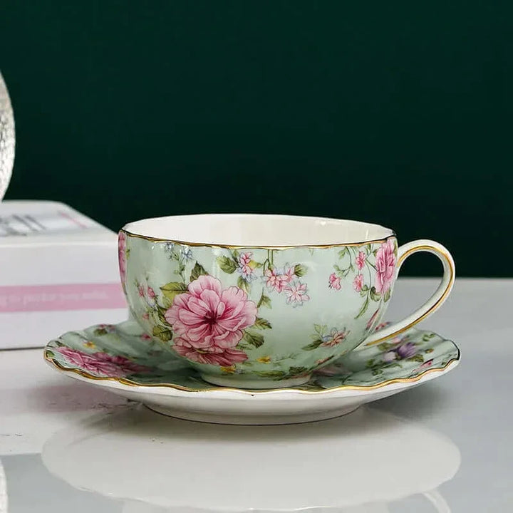 Skanto | Elegant Bone China Porcelain Coffee Cup - Luksuriøs og Unik Design