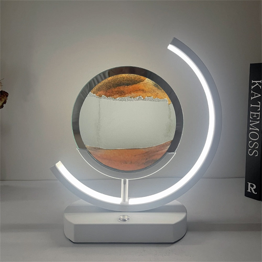Skanto | 3D LED Flytende Sand Kunst Bordlampe