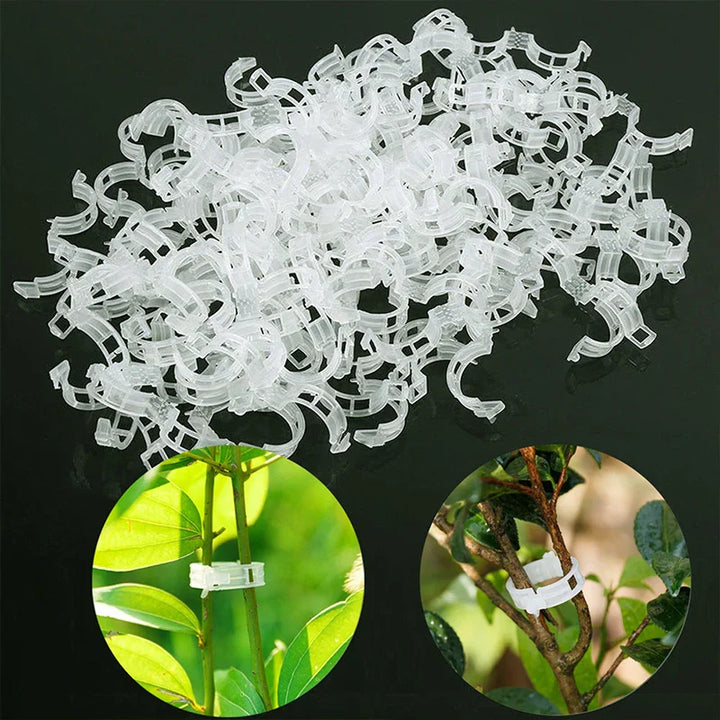 Plastklemmer for plante støtte | Grafting og fikseringsverktøy! | Skanto