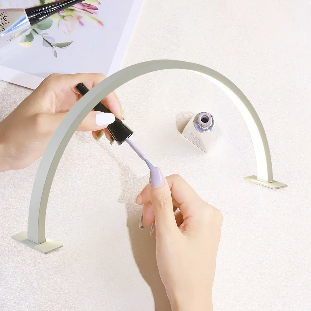 Skanto | LUNAIL LED Neglelampen | Halvmåne Design | USB | For Neglestudio & Hjem