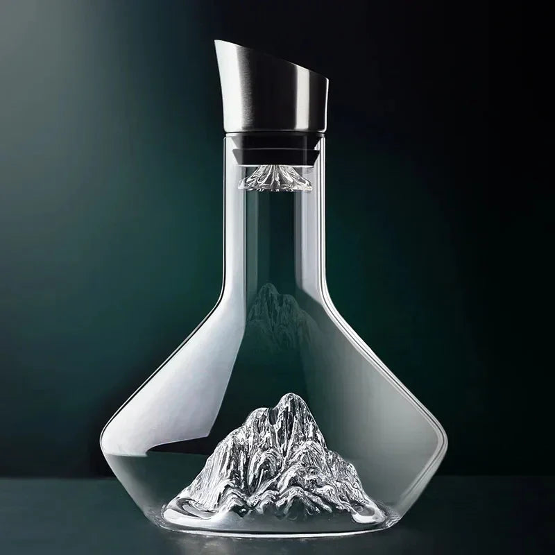 Skanto | 1500ml Iceberg Karaffel Kreativ Blyfri Kranse Materiale Luksus Høy- Kvalitet Hjem Rødvin Distributør Karaffel Vin Kanne