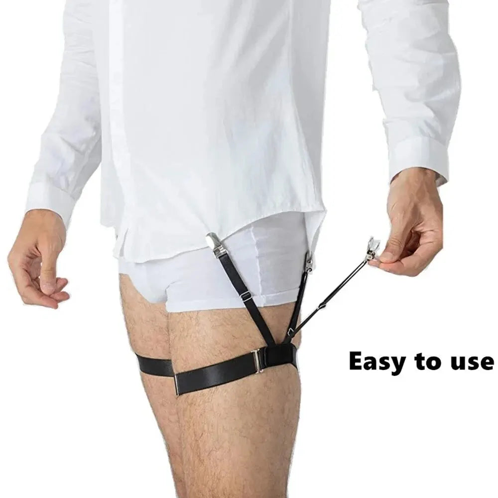 Skanto | Unisex Antiskli Elastisk Skjorteholder Stropp