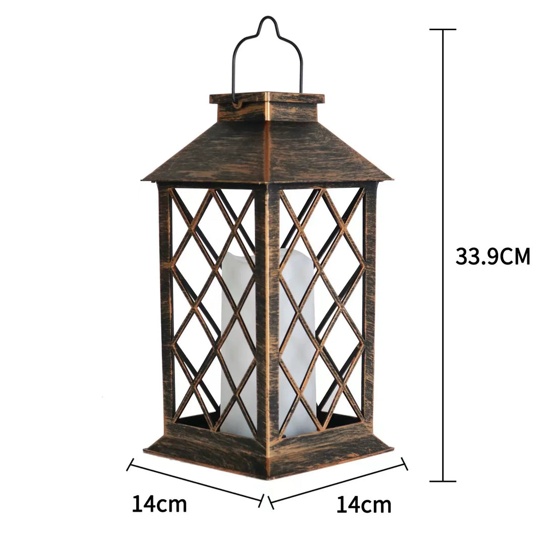 Vintage Ute Solcelle Lantern