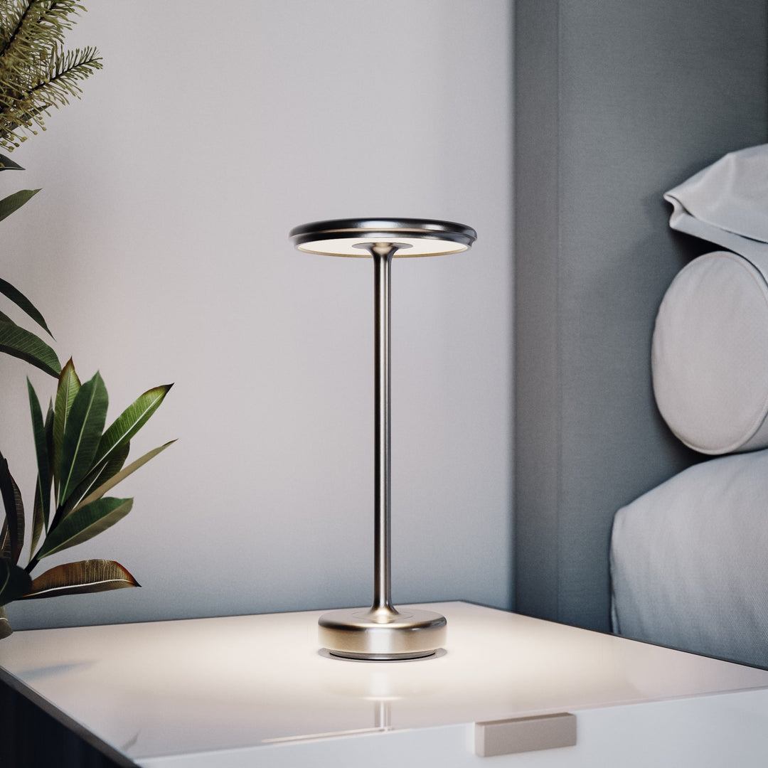 København – Trådløs LED-Tae-lampe med Dimmae-belysning, Suitae til indendørs og udendørs brug