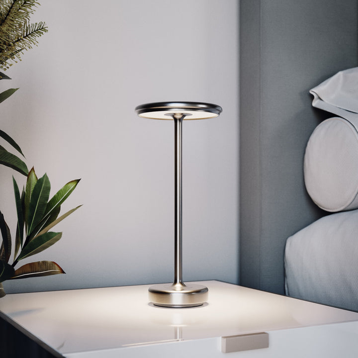 København – Trådløs LED-Tae-lampe med Dimmae-belysning, Suitae til indendørs og udendørs brug