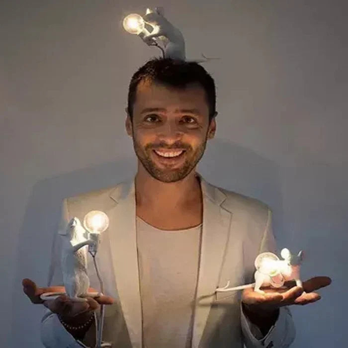 Lekent Museformet LED Lampe Skanto