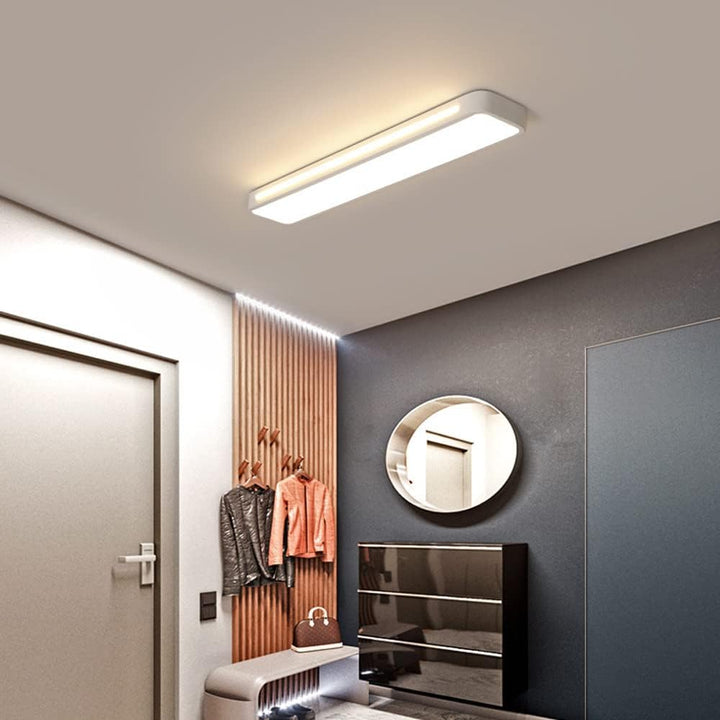 Skanto | Minimalistisk LED Taklampe laget av Jern og Akryl