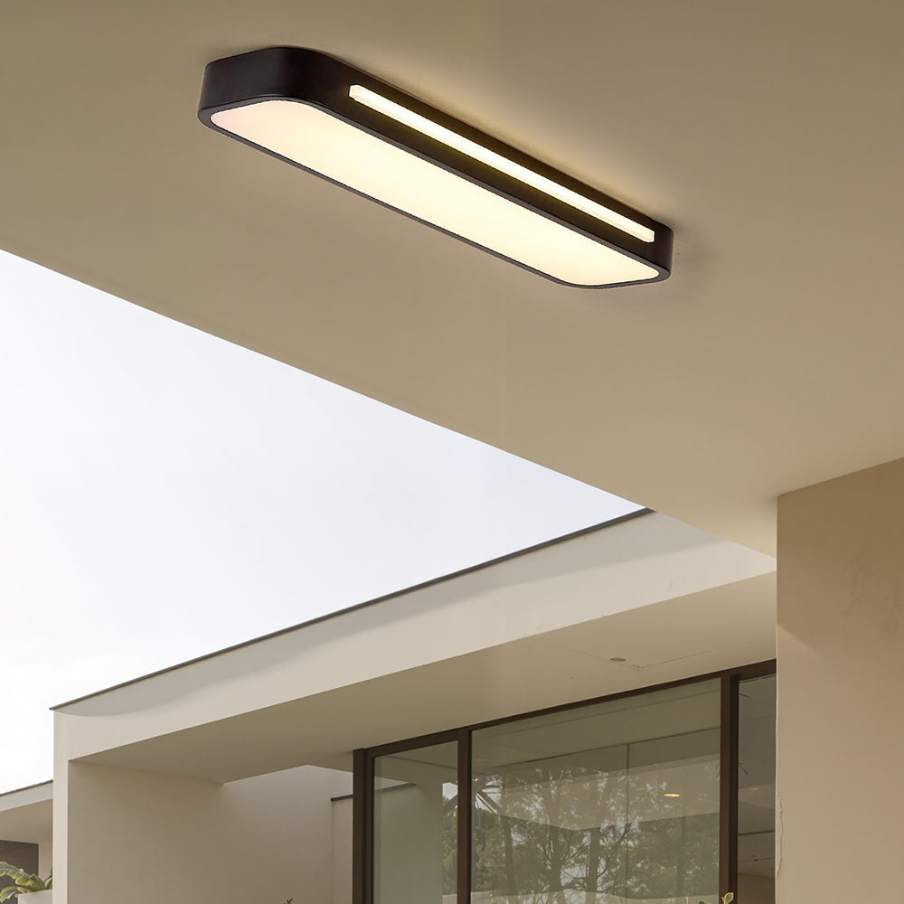 Skanto | Minimalistisk LED Taklampe laget av Jern og Akryl