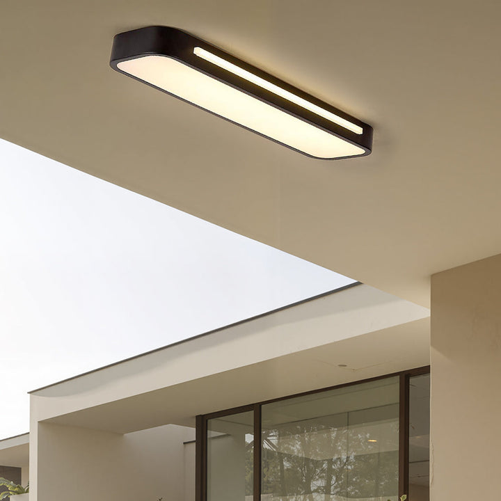 Skanto | Minimalistisk LED Taklampe laget av Jern og Akryl