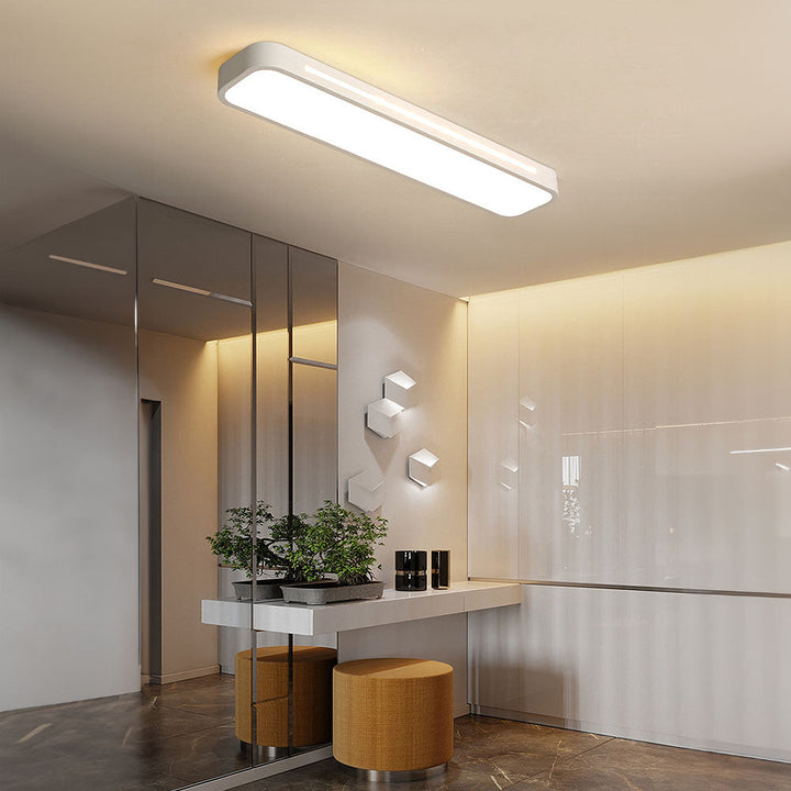 Skanto | Minimalistisk LED Taklampe laget av Jern og Akryl