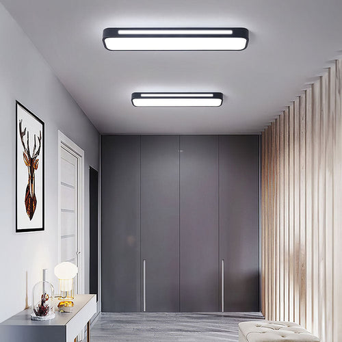 Skanto | Minimalistisk LED Taklampe laget av Jern og Akryl