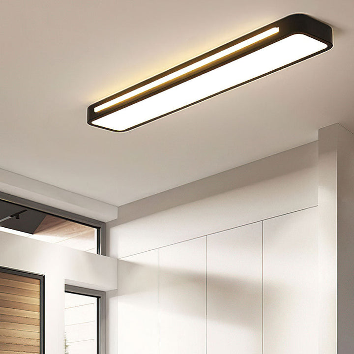 Skanto | Minimalistisk LED Taklampe laget av Jern og Akryl