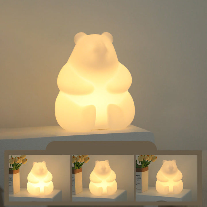 Skanto | Modern Creative Bear PE LED Table Lamp for Living Room