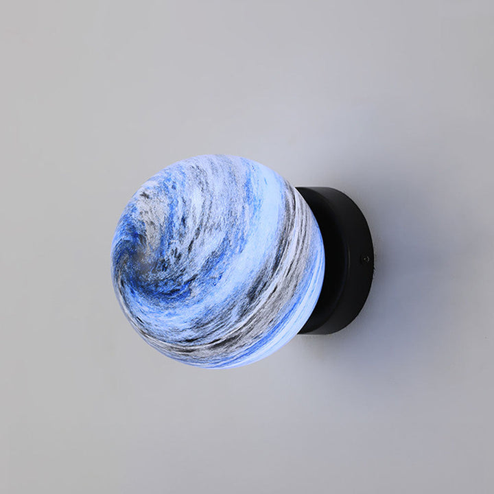 Skanto | Glass Ceiling Light Modern Globe Fixture