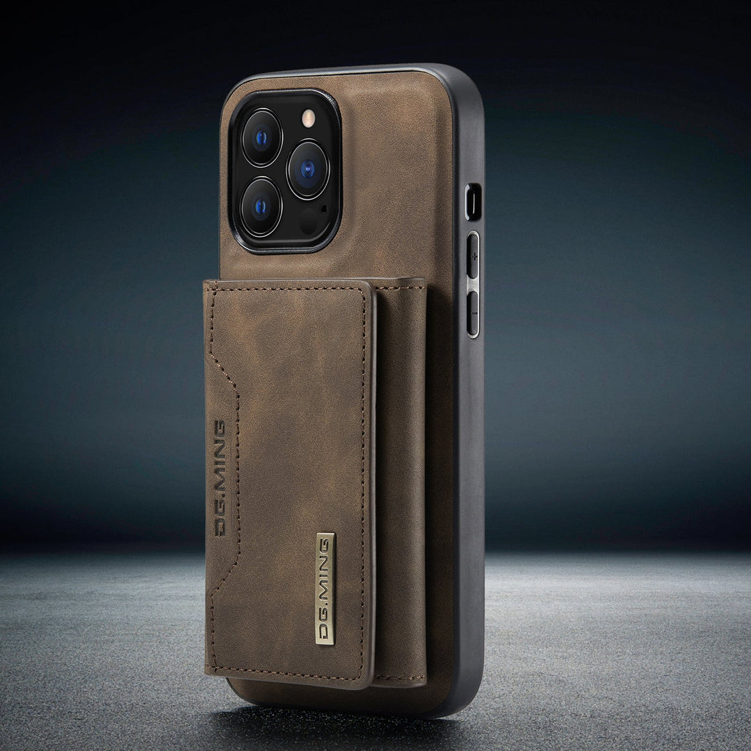 Skanto | 2 i 1 avtakbar skinnlommebokdeksel for iPhone