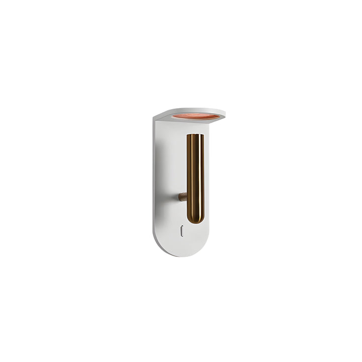 Justerbar nordisk LED-vegglampe med flammeeffekt Skanto