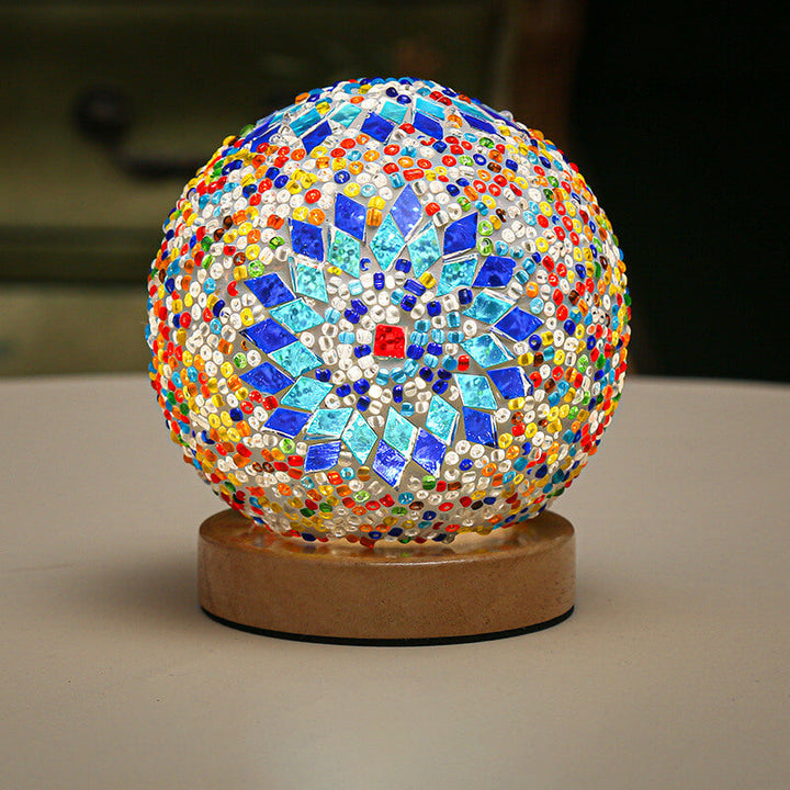 Skanto | BohoGlow – Moderne Bohemsk Bordlampe med USB-lading