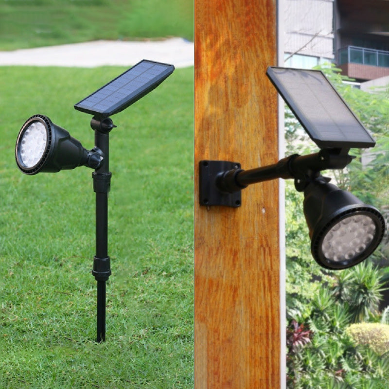Moderne industriell ABS solvanntett LED spotlight hageinnsettingslys for utendørs patio | Skanto