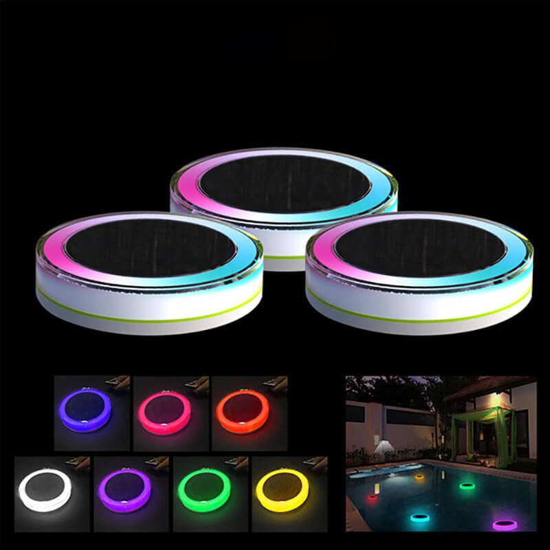 Soldrevet, vanntett, flytende LED-dekorasjonslampe for utendørs bruk