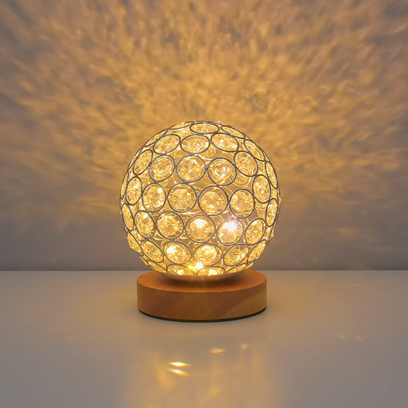 Skanto | Modern Minimalist Rund USB oppladbar LED bordlampe